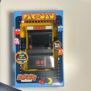 Pac-Man Handheld Console - Classic Black and Yellow